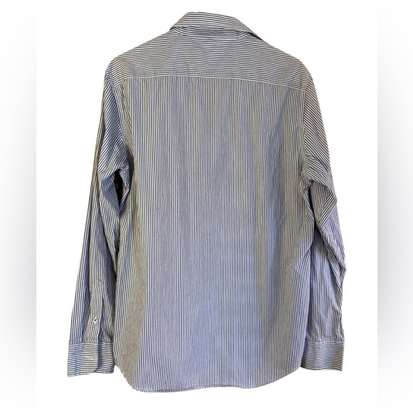 LOT BLUE STRIPES American Eagle Outfitters and Hollister Men’s Button Downs - Picture 11 of 12